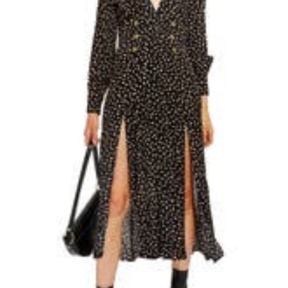 Top shop midi dress with side slits